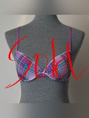 PLEASE DO NOT PURCHASE Plaid Underwire Convertible Bra